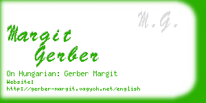 margit gerber business card